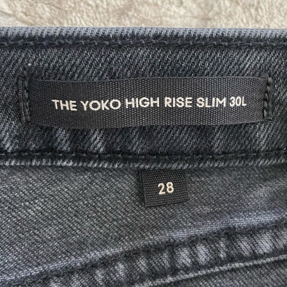 Denim Forum The Yoko High Rise Slim size 28 / 30L High-waisted slim jeans - Picture 14 of 14